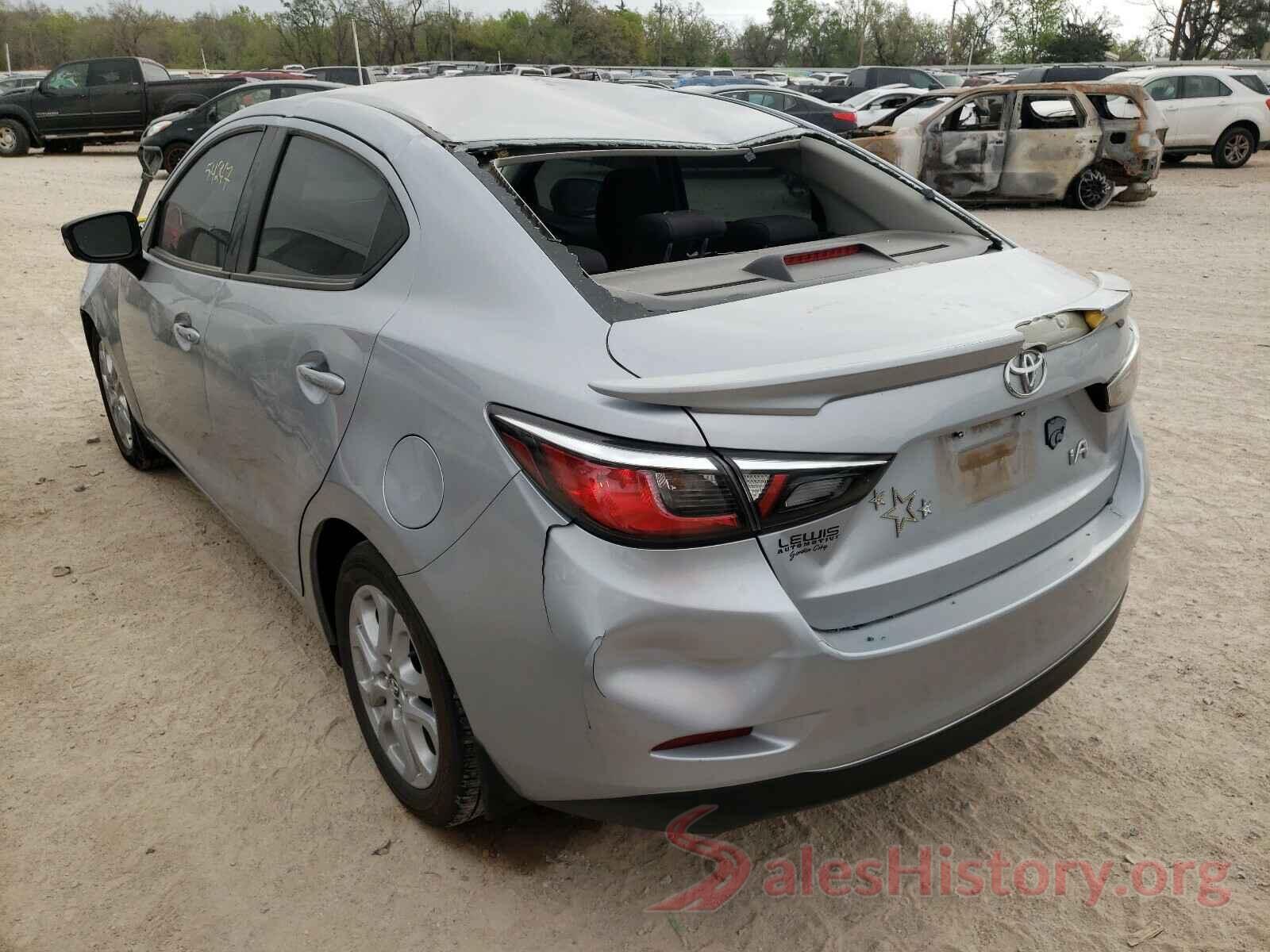 3MYDLBYVXHY188923 2017 TOYOTA YARIS