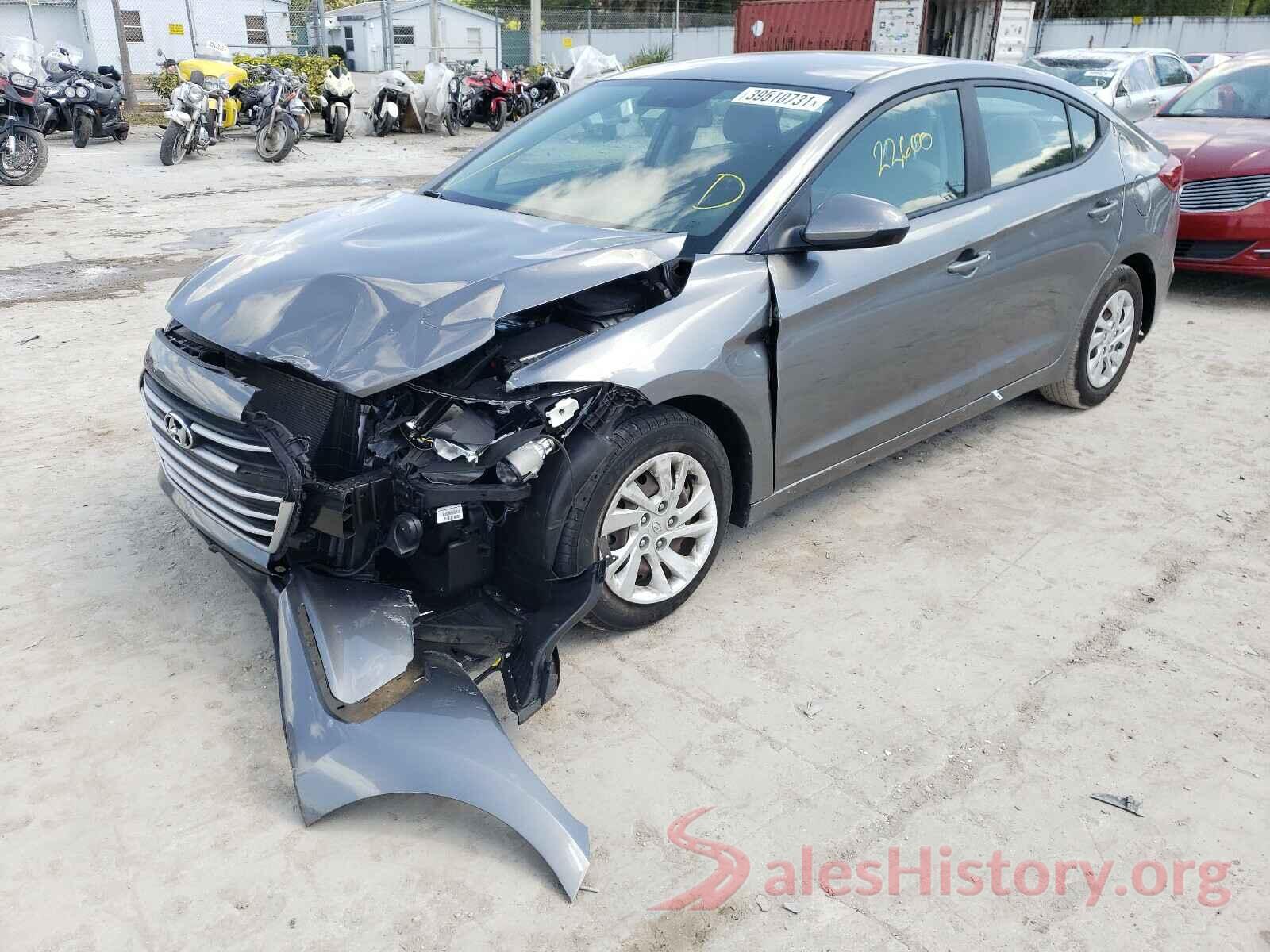 5NPD74LF3JH336993 2018 HYUNDAI ELANTRA