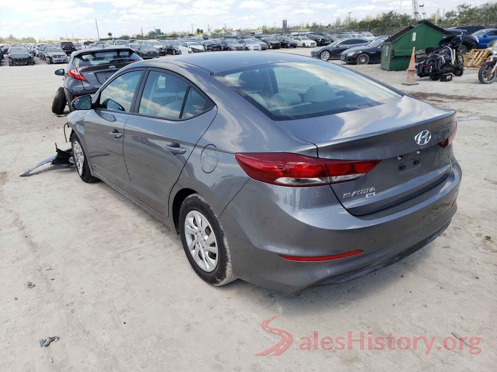 5NPD74LF3JH336993 2018 HYUNDAI ELANTRA