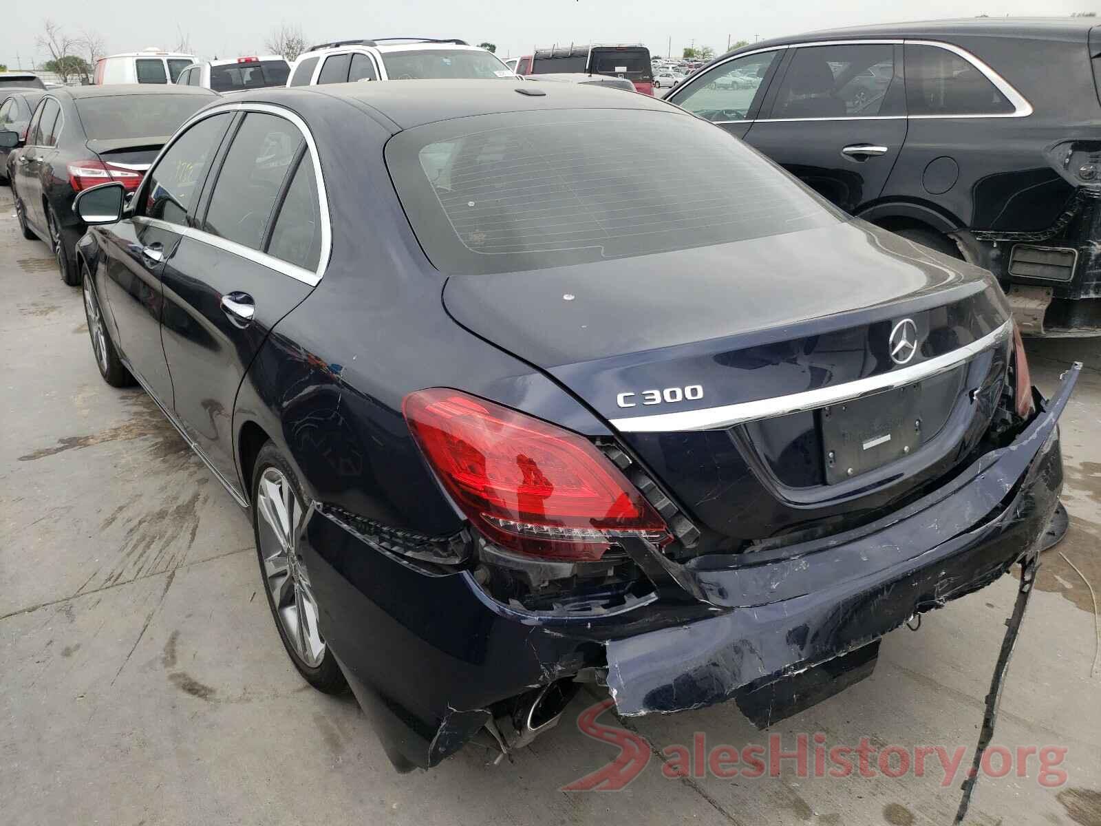 55SWF8DB1KU302158 2019 MERCEDES-BENZ C CLASS