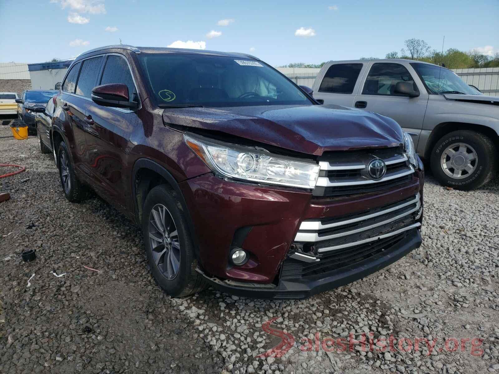 5TDKZRFH5JS267732 2018 TOYOTA HIGHLANDER