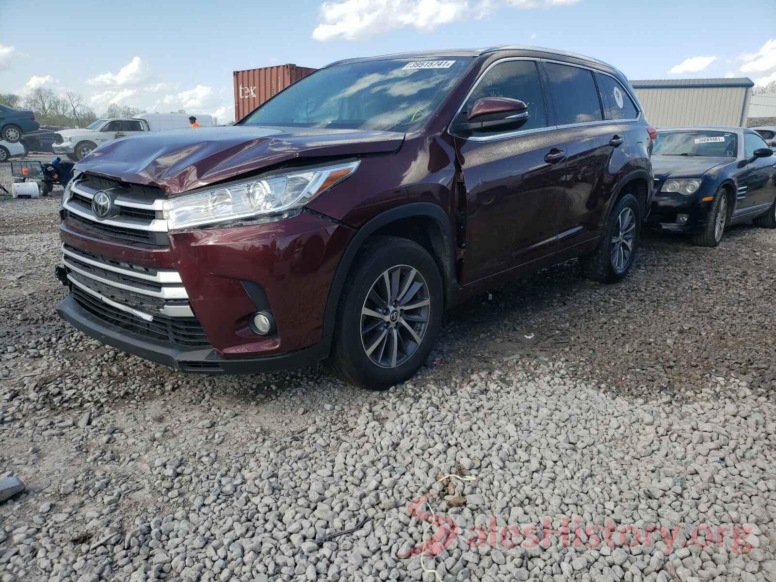 5TDKZRFH5JS267732 2018 TOYOTA HIGHLANDER