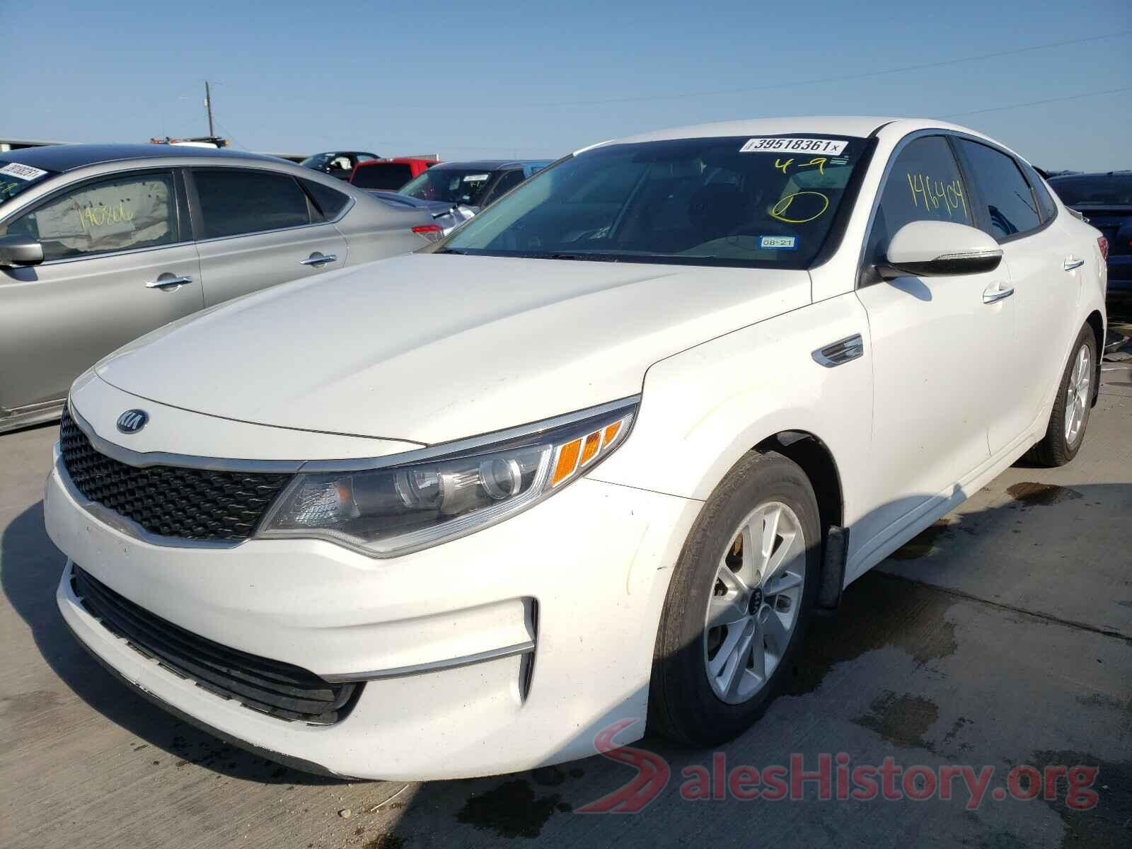 5XXGT4L37GG043696 2016 KIA OPTIMA