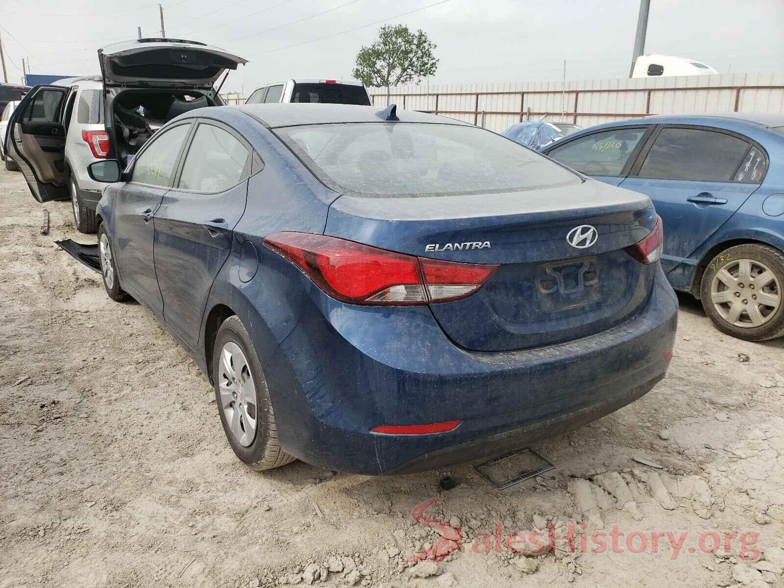 KMHDH4AE9GU516769 2016 HYUNDAI ELANTRA