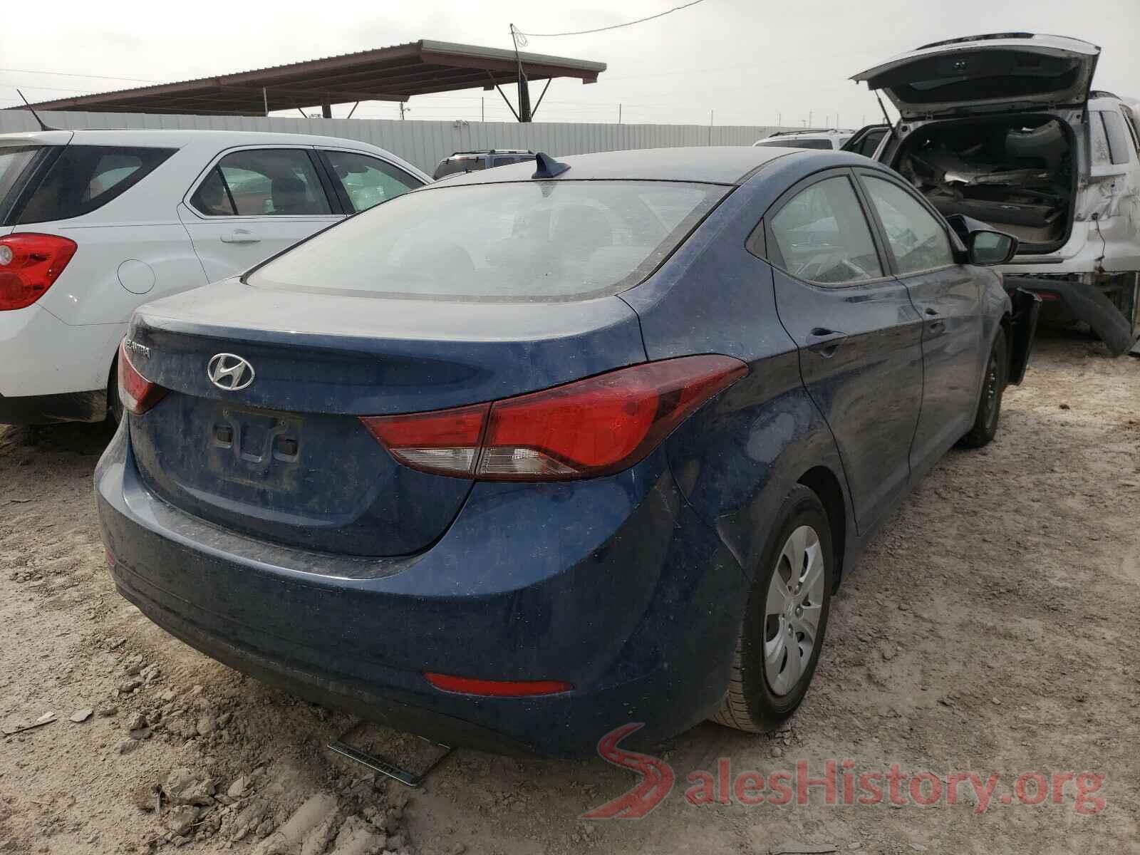 KMHDH4AE9GU516769 2016 HYUNDAI ELANTRA