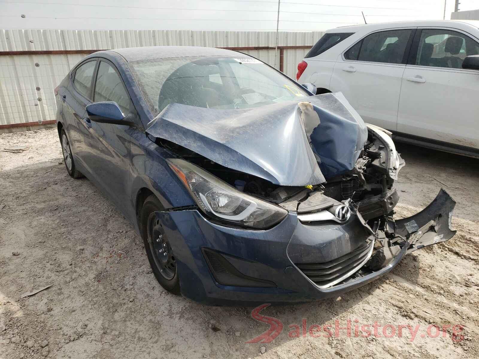 KMHDH4AE9GU516769 2016 HYUNDAI ELANTRA