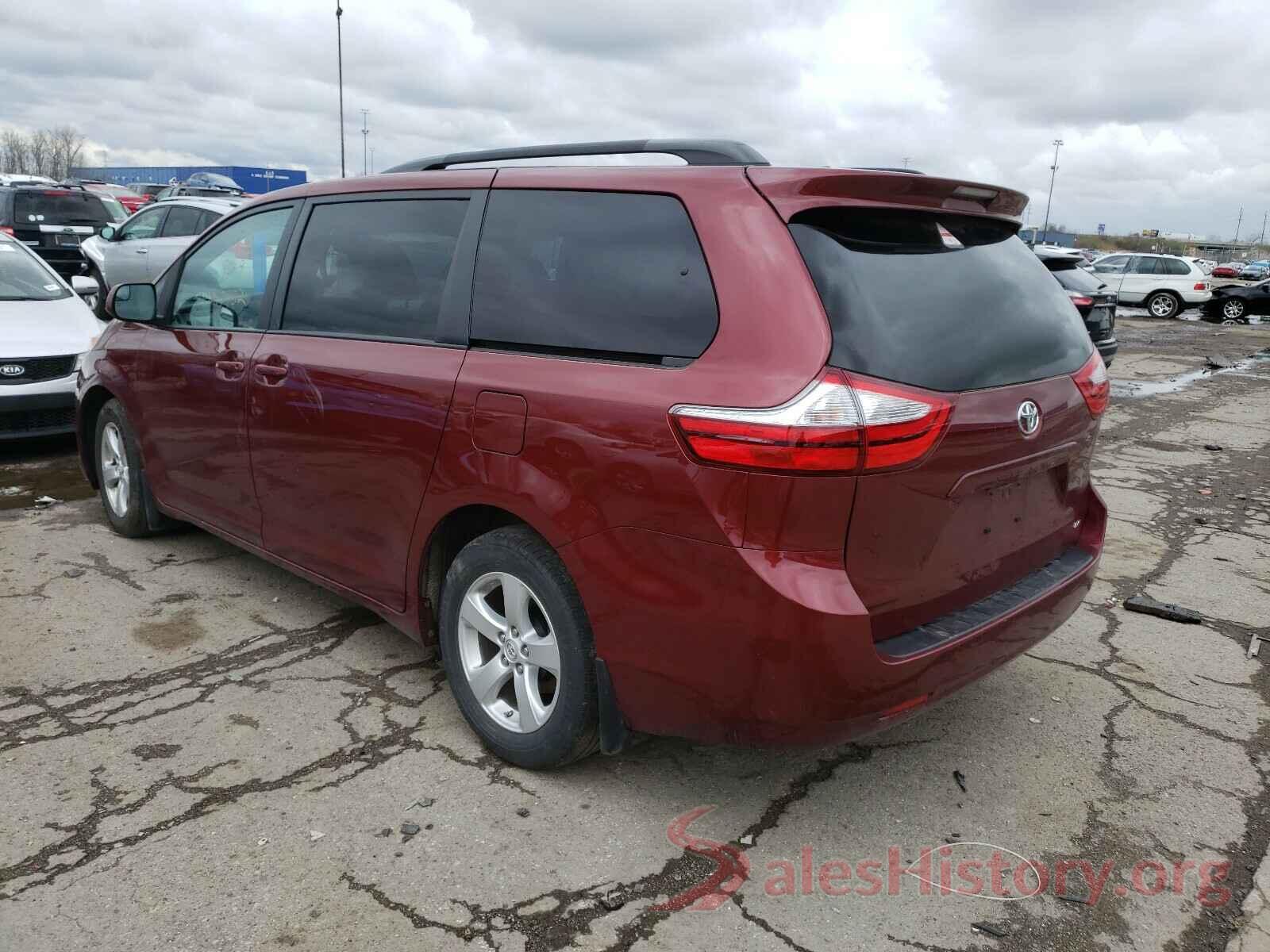 5TDKZ3DC1HS847932 2017 TOYOTA SIENNA