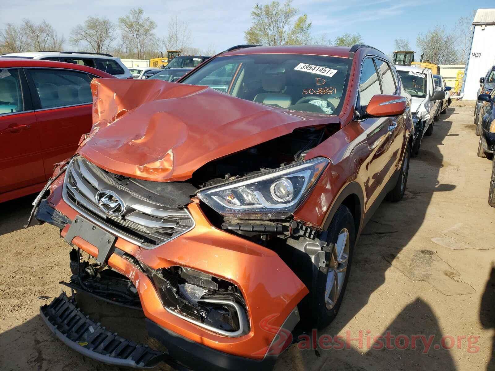 5XYZU3LB2JG508881 2018 HYUNDAI SANTA FE