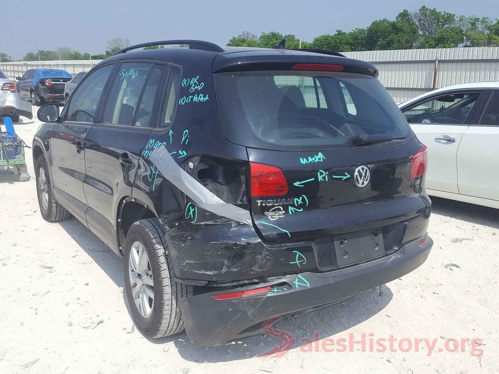 WVGAV7AX2HK018294 2017 VOLKSWAGEN TIGUAN