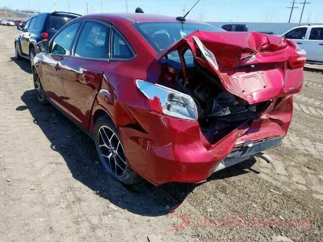 1FADP3H23HL202917 2017 FORD FOCUS