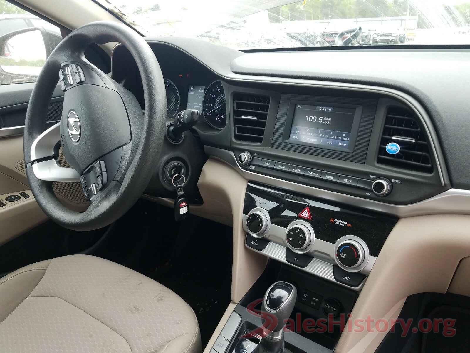 5NPD74LFXKH491820 2019 HYUNDAI ELANTRA