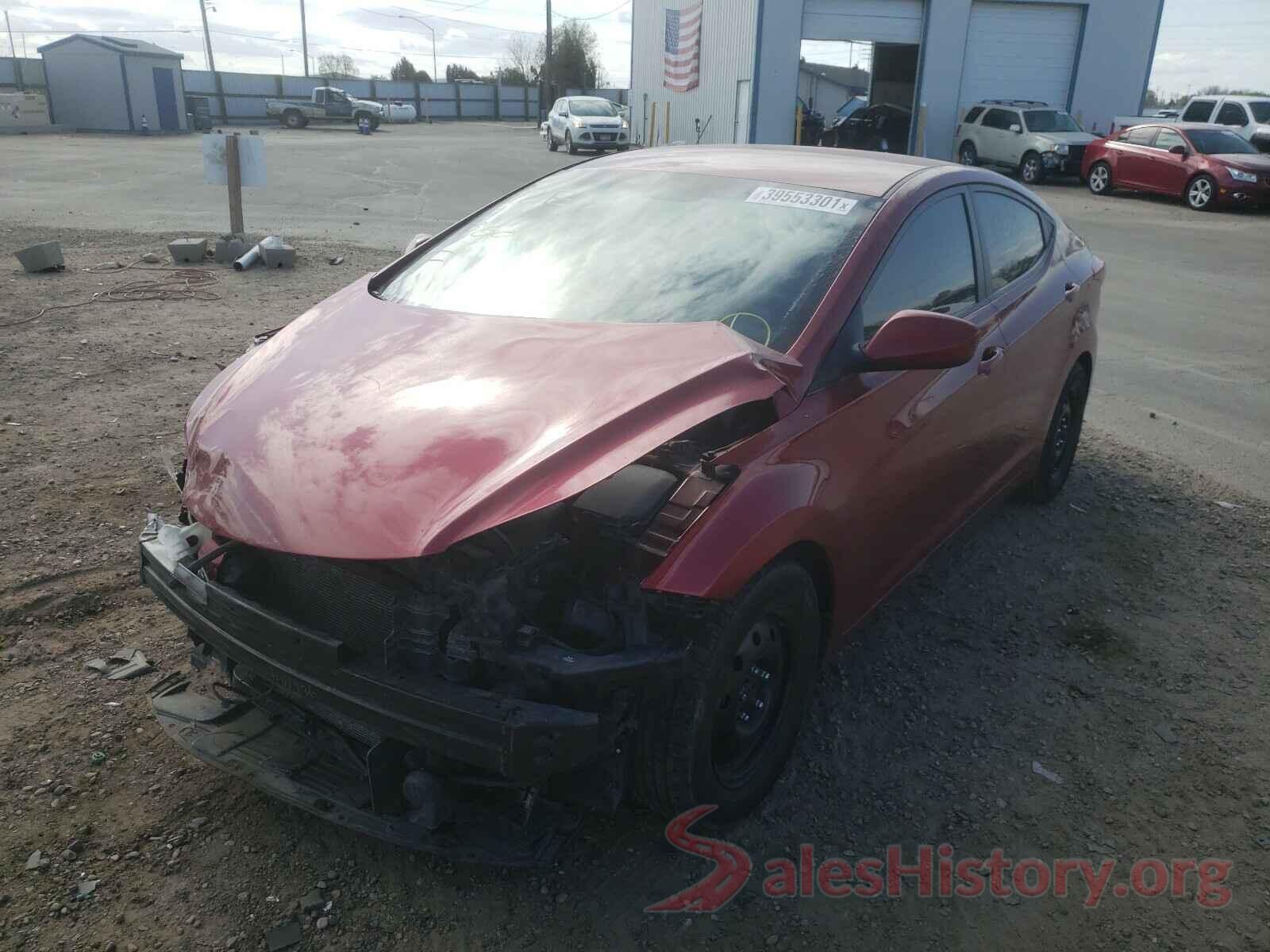 5NPDH4AE4GH702489 2016 HYUNDAI ELANTRA