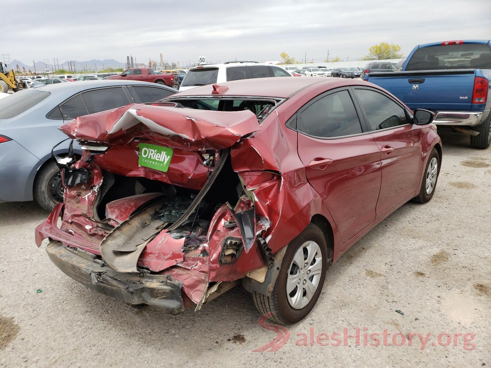 5NPDH4AE7GH739746 2016 HYUNDAI ELANTRA