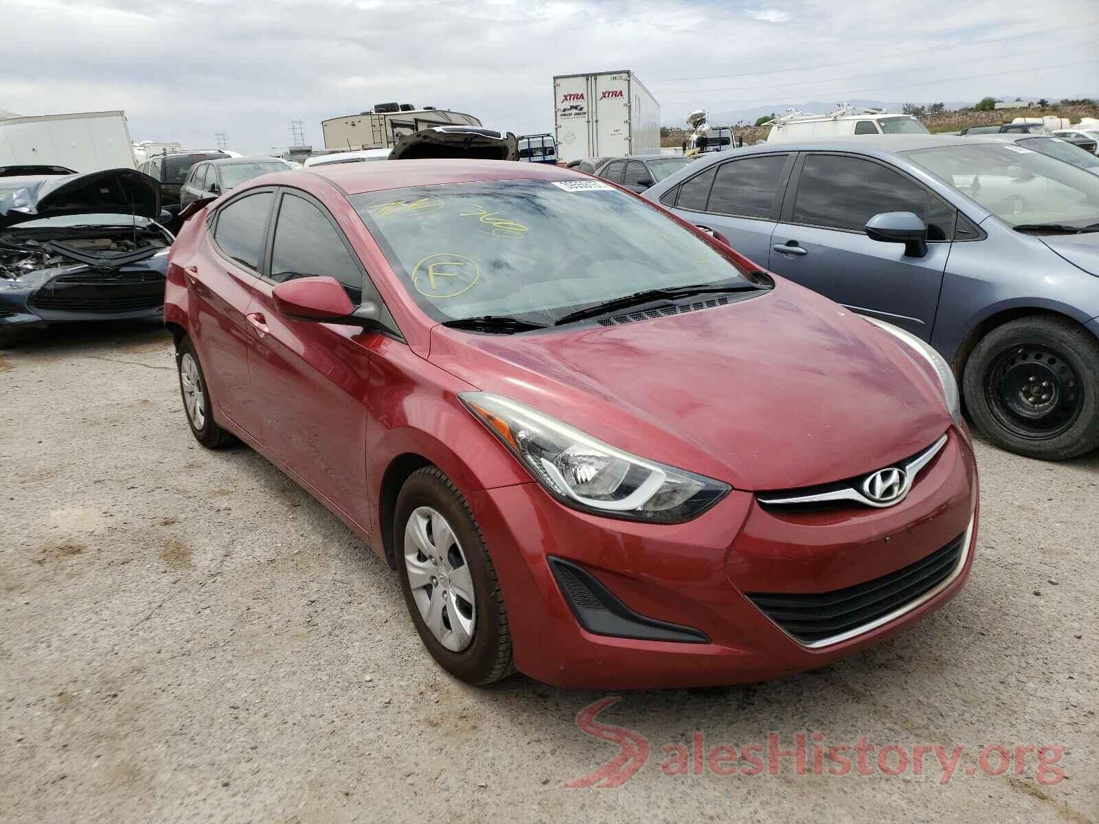 5NPDH4AE7GH739746 2016 HYUNDAI ELANTRA