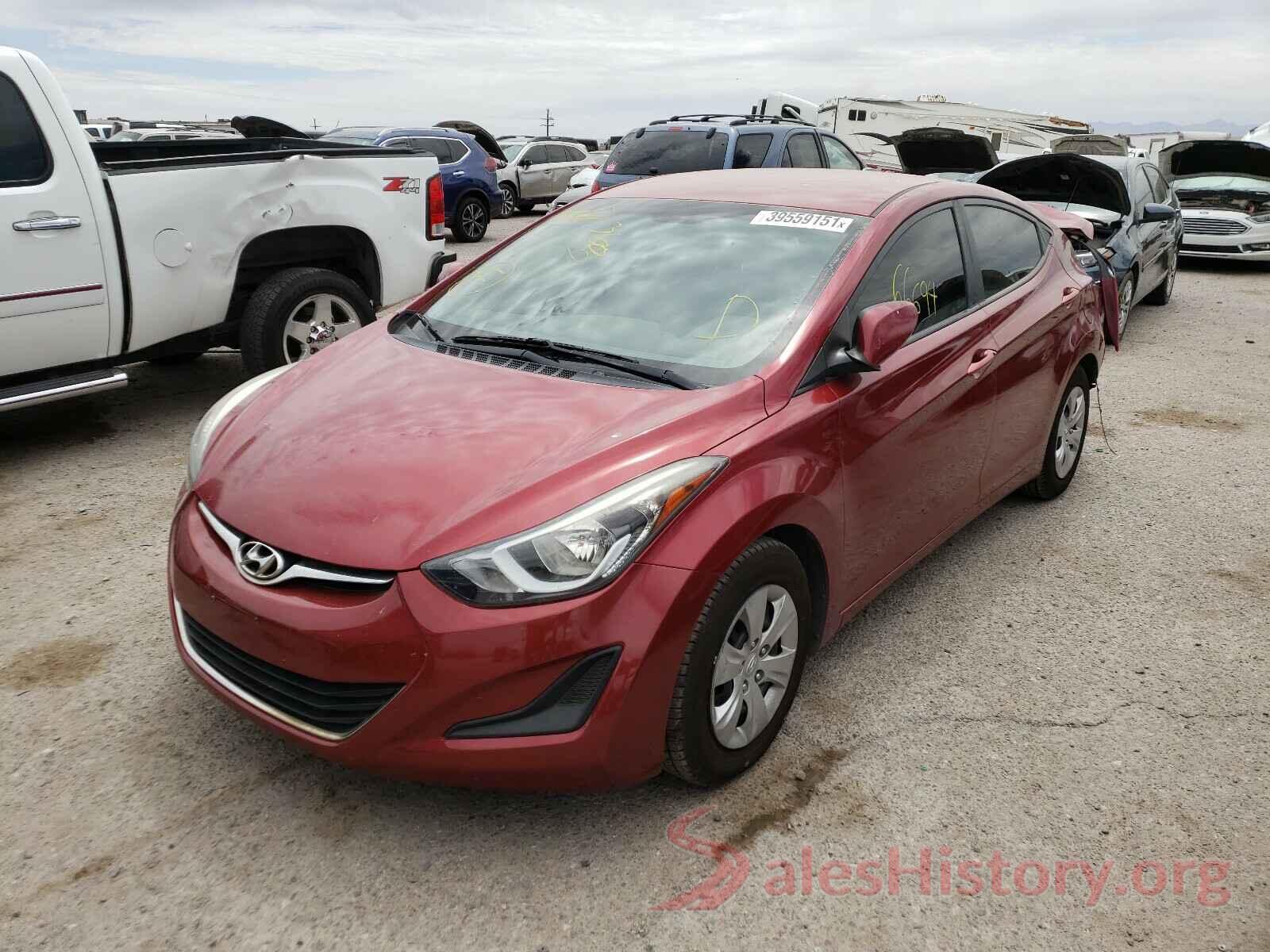 5NPDH4AE7GH739746 2016 HYUNDAI ELANTRA