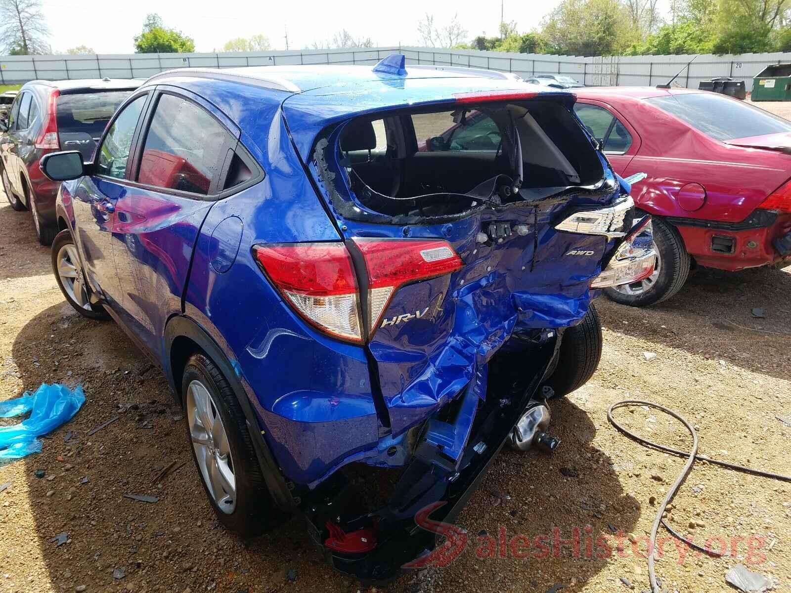 3CZRU6H57KM714278 2019 HONDA HR-V