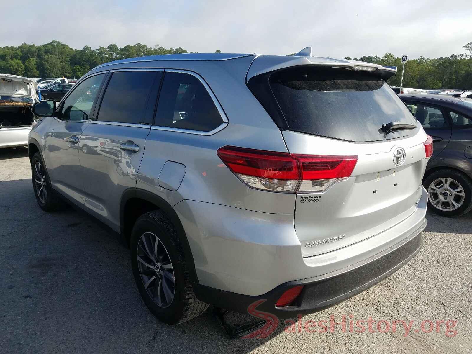 5TDKZRFH2KS560425 2019 TOYOTA HIGHLANDER