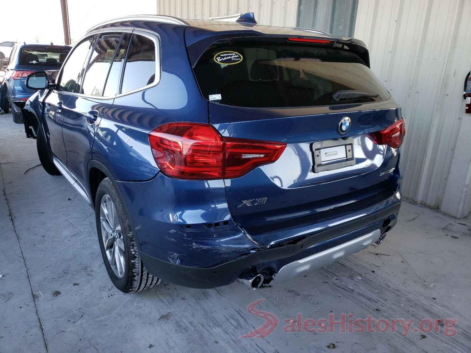 5UXTR7C58KLF33798 2019 BMW X3