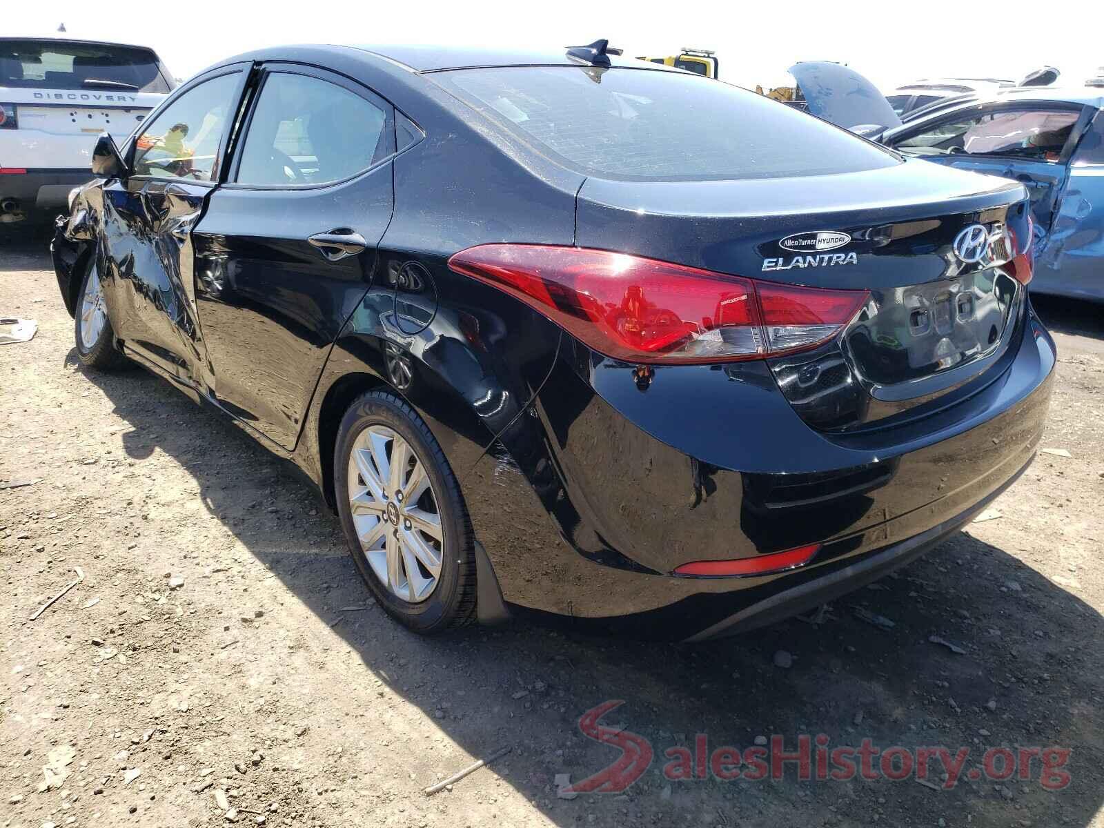 5NPDH4AE9GH692736 2016 HYUNDAI ELANTRA