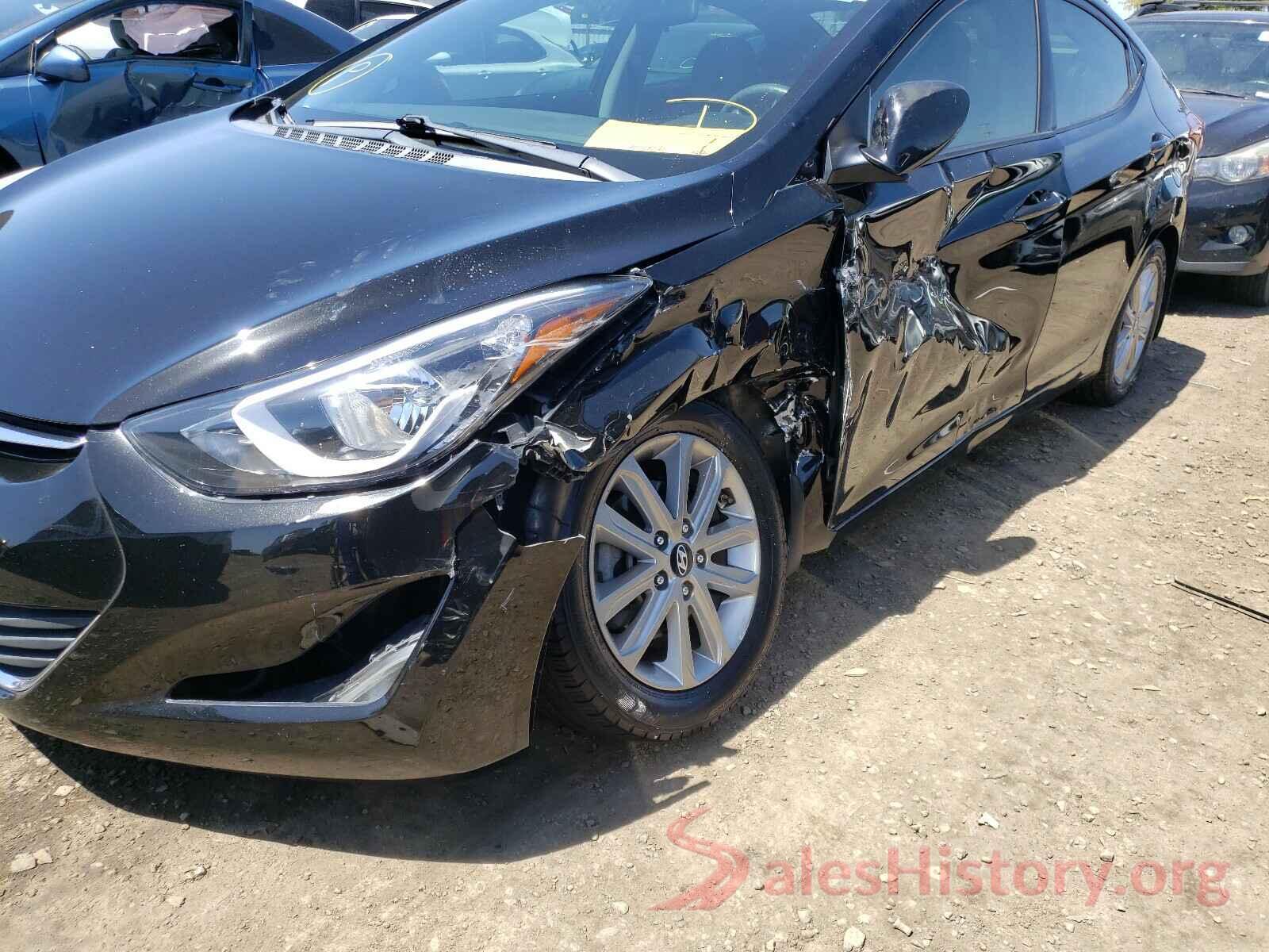 5NPDH4AE9GH692736 2016 HYUNDAI ELANTRA