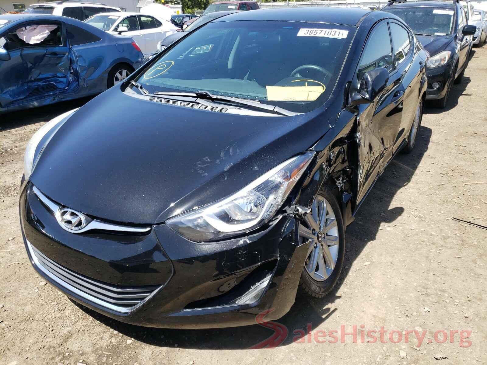 5NPDH4AE9GH692736 2016 HYUNDAI ELANTRA