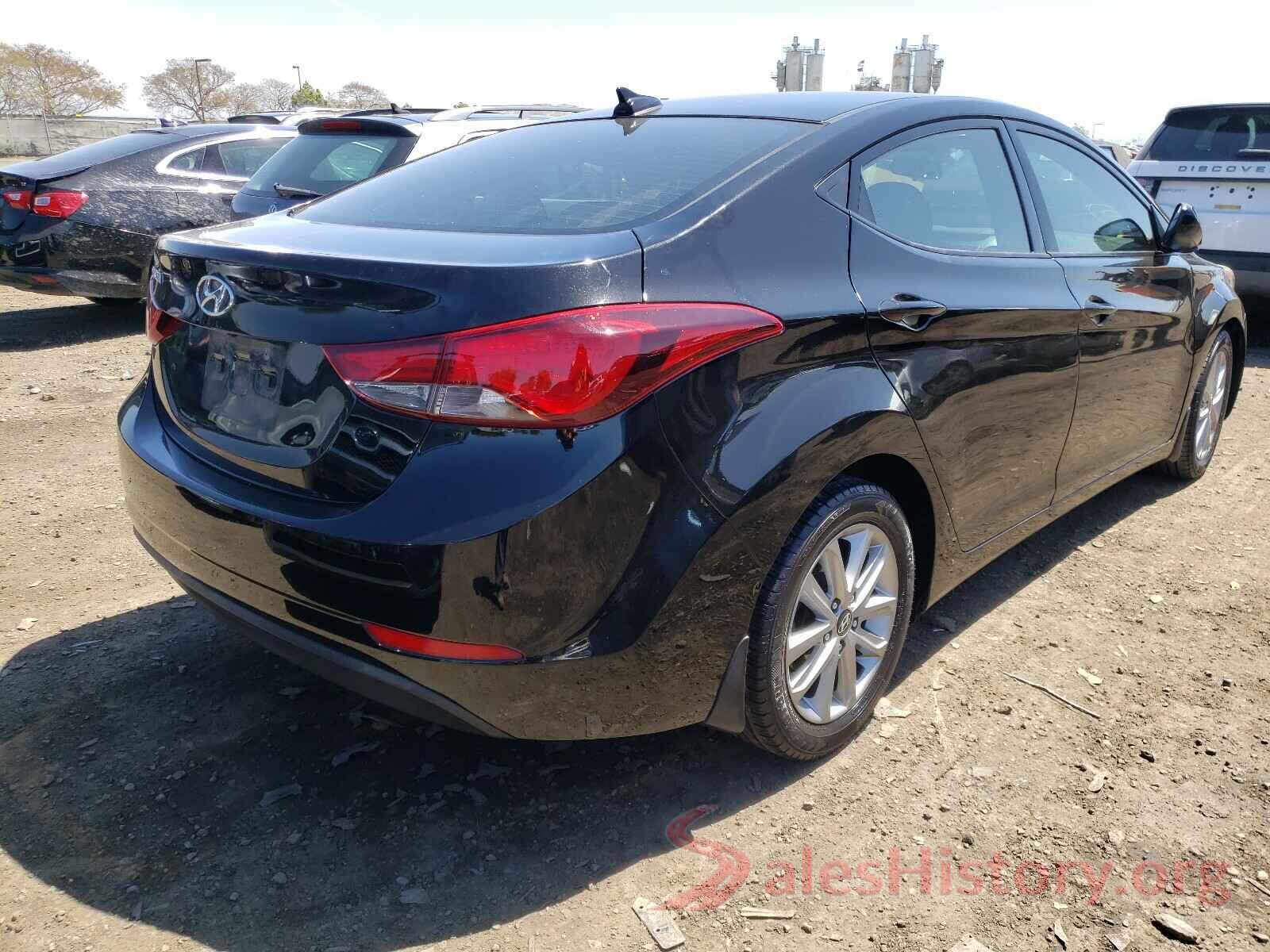 5NPDH4AE9GH692736 2016 HYUNDAI ELANTRA