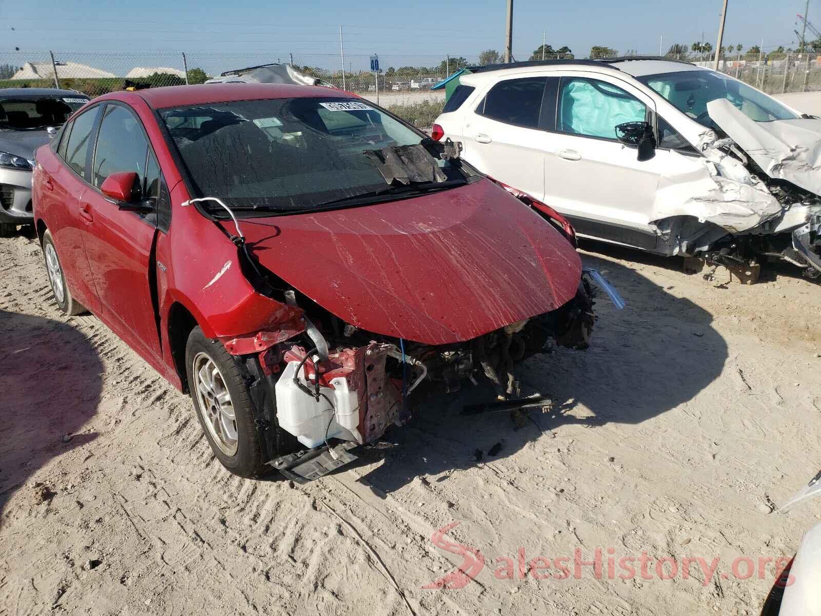 JTDKARFU1L3109378 2020 TOYOTA PRIUS