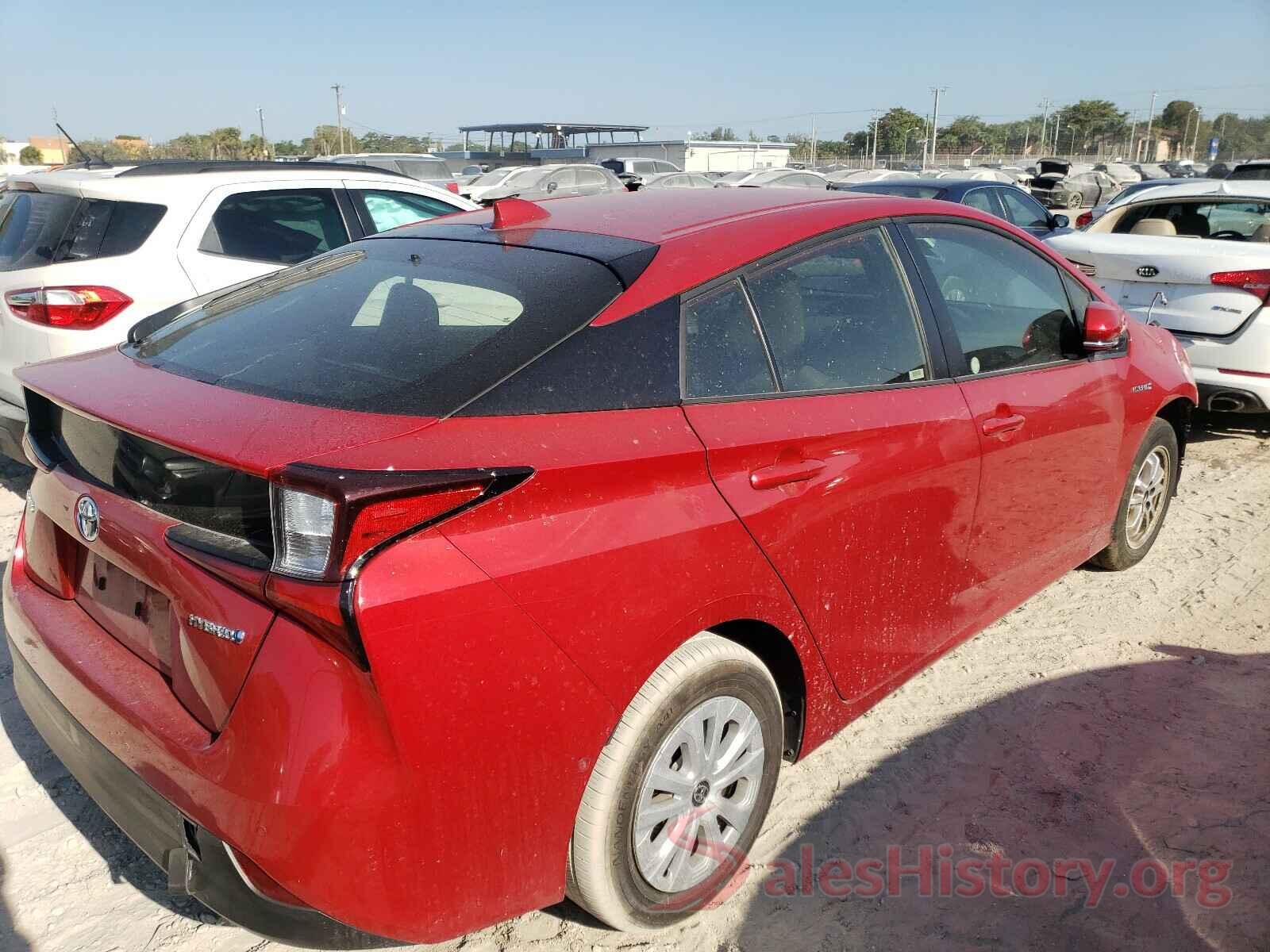 JTDKARFU1L3109378 2020 TOYOTA PRIUS