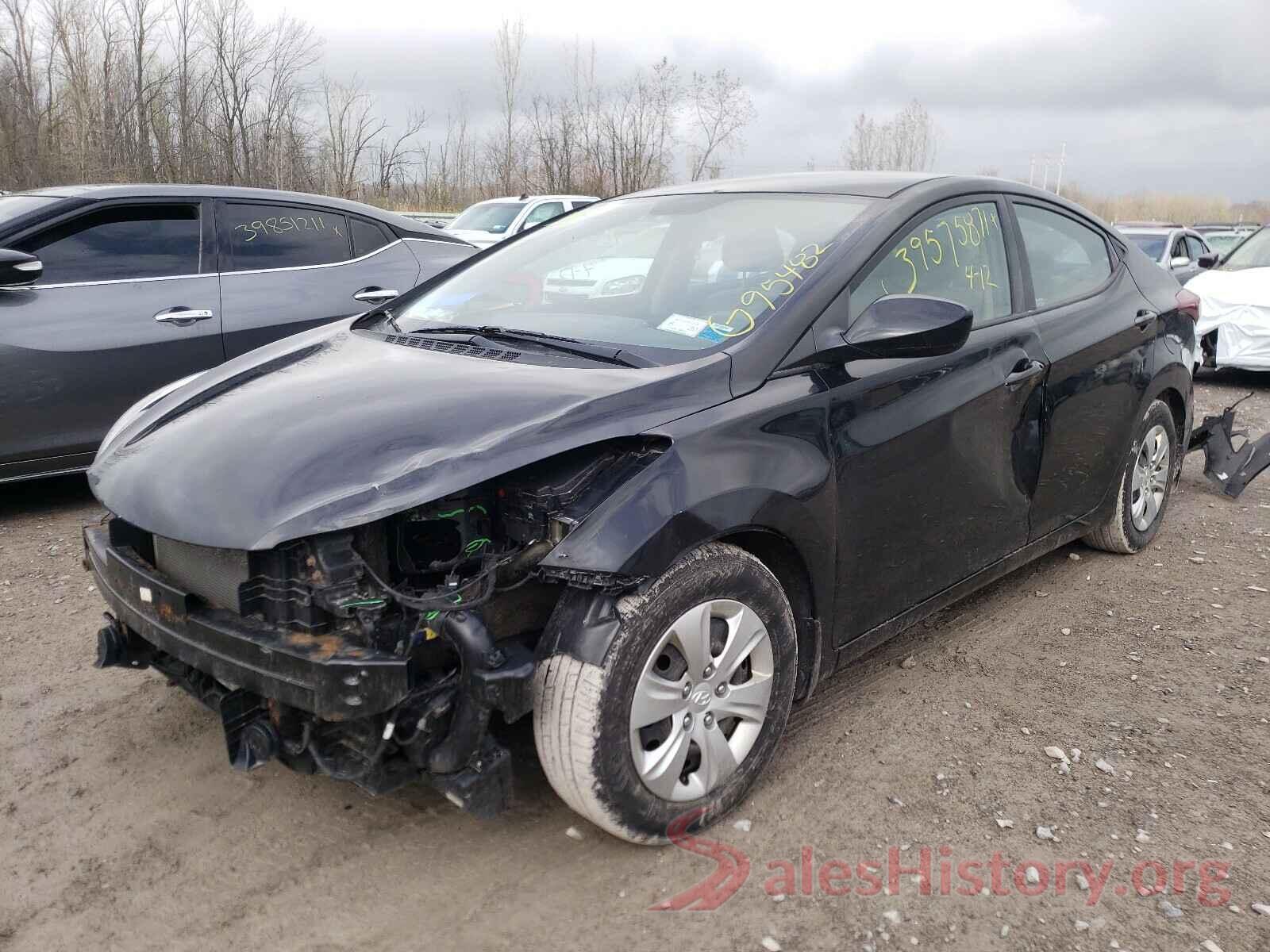 KMHDH4AE7GU487854 2016 HYUNDAI ELANTRA