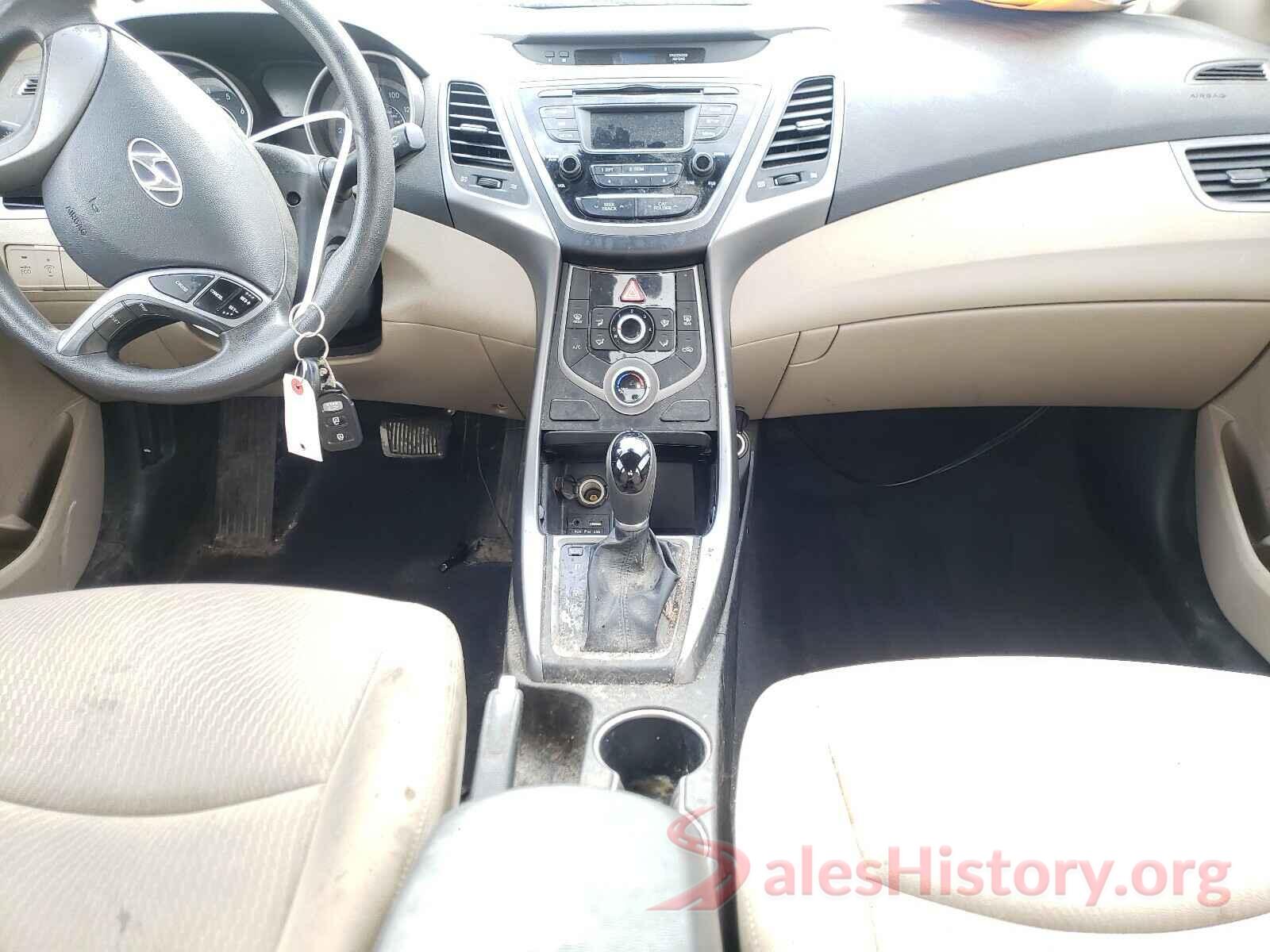 KMHDH4AE7GU487854 2016 HYUNDAI ELANTRA