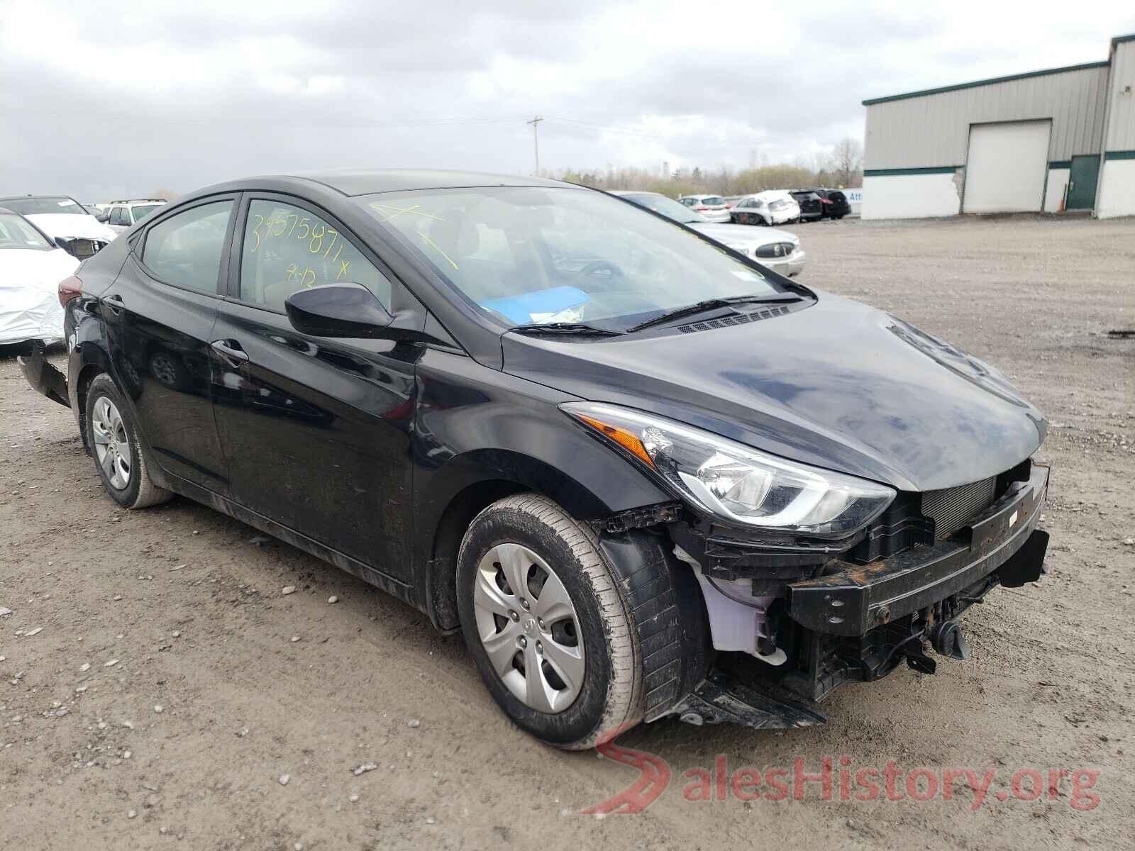 KMHDH4AE7GU487854 2016 HYUNDAI ELANTRA