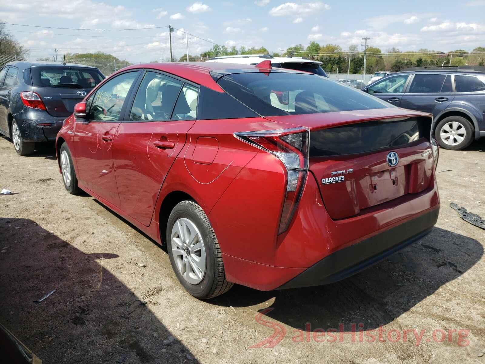 JTDKBRFU5J3586048 2018 TOYOTA PRIUS