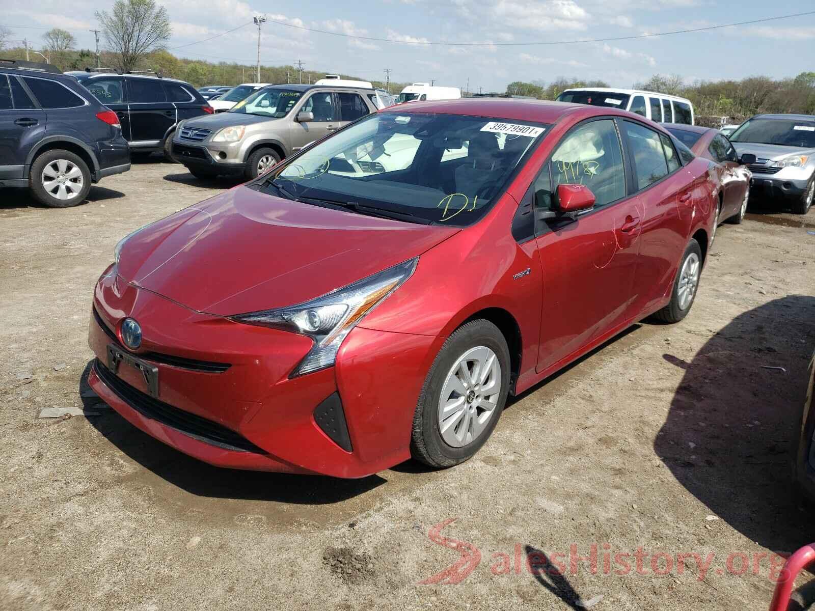 JTDKBRFU5J3586048 2018 TOYOTA PRIUS