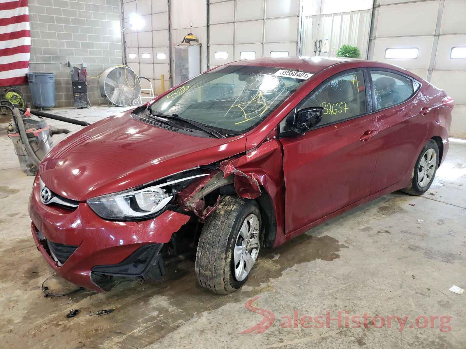 5NPDH4AE2GH779751 2016 HYUNDAI ELANTRA