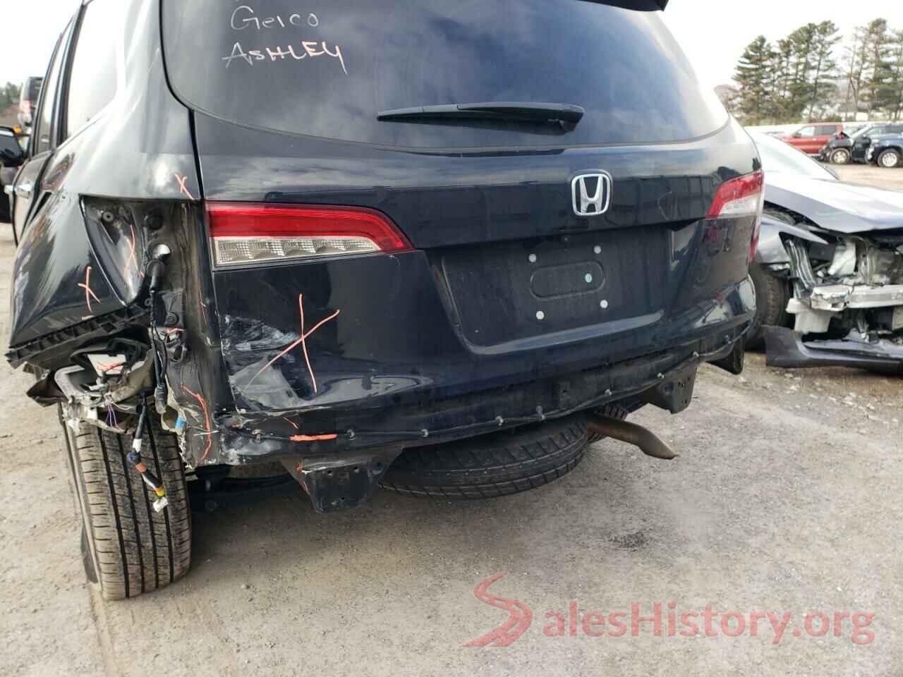 5FNYF6H64KB003226 2019 HONDA PILOT