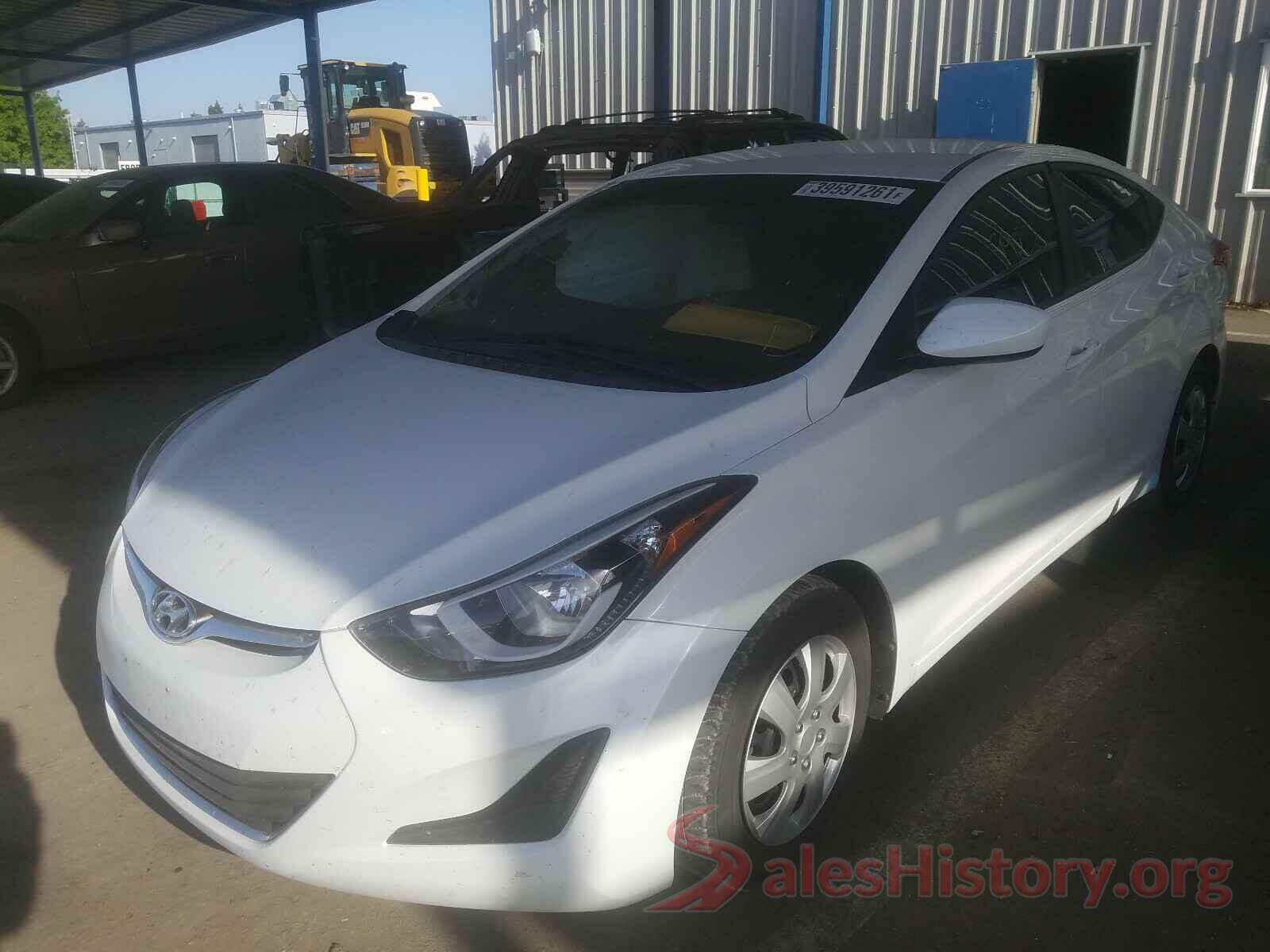 5NPDH4AE8GH698284 2016 HYUNDAI ELANTRA