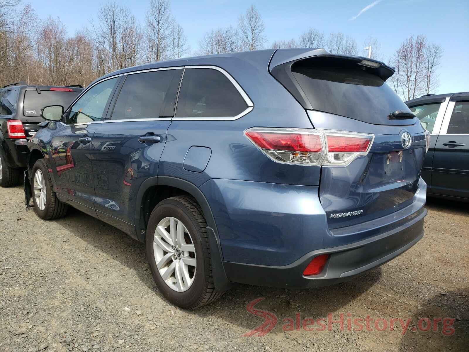 5TDBKRFH5GS247865 2016 TOYOTA HIGHLANDER