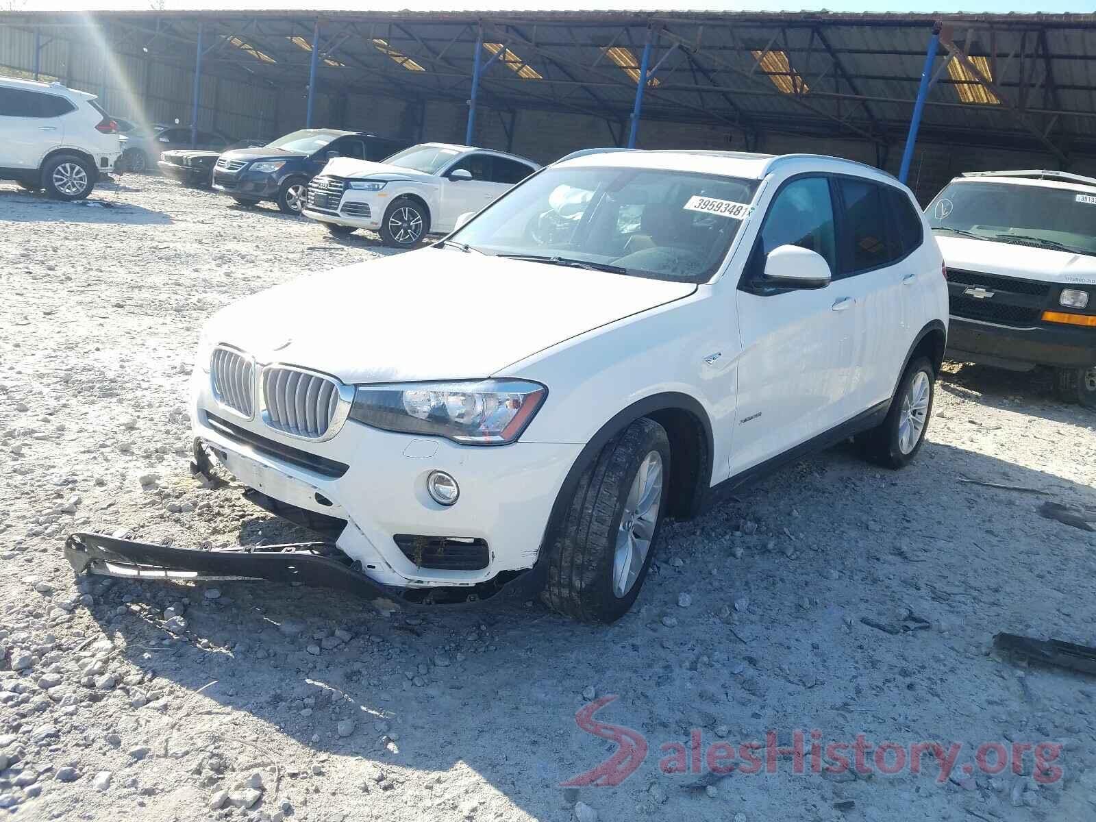 5UXWX9C53H0T12972 2017 BMW X3