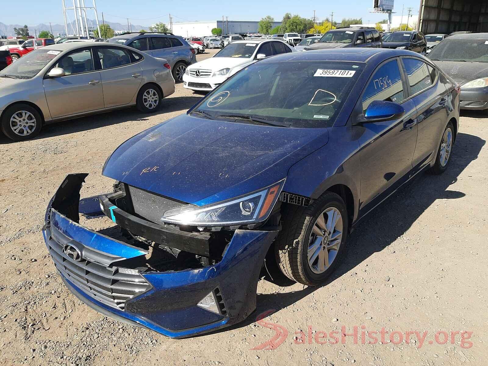 5NPD84LF1LH524122 2020 HYUNDAI ELANTRA