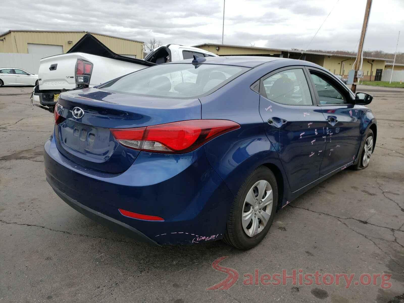 5NPDH4AE6GH665770 2016 HYUNDAI ELANTRA