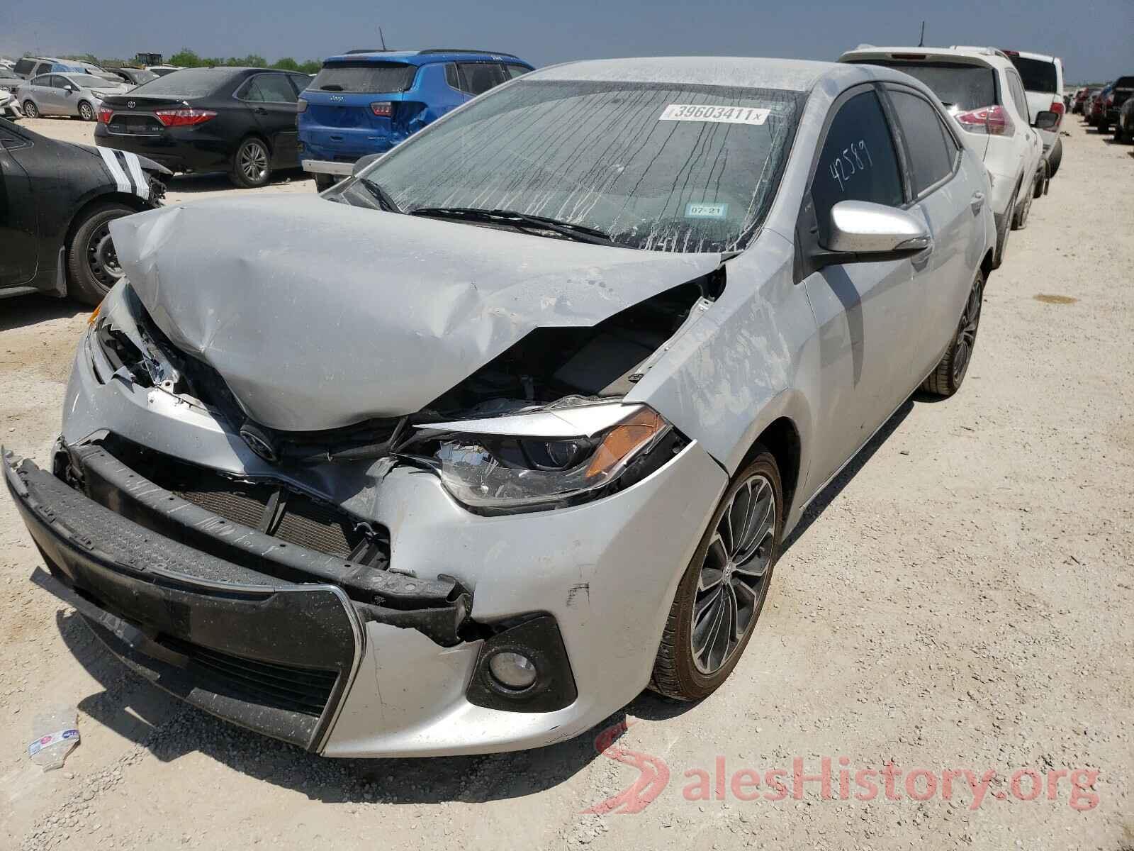 5YFBURHE9GP521154 2016 TOYOTA COROLLA