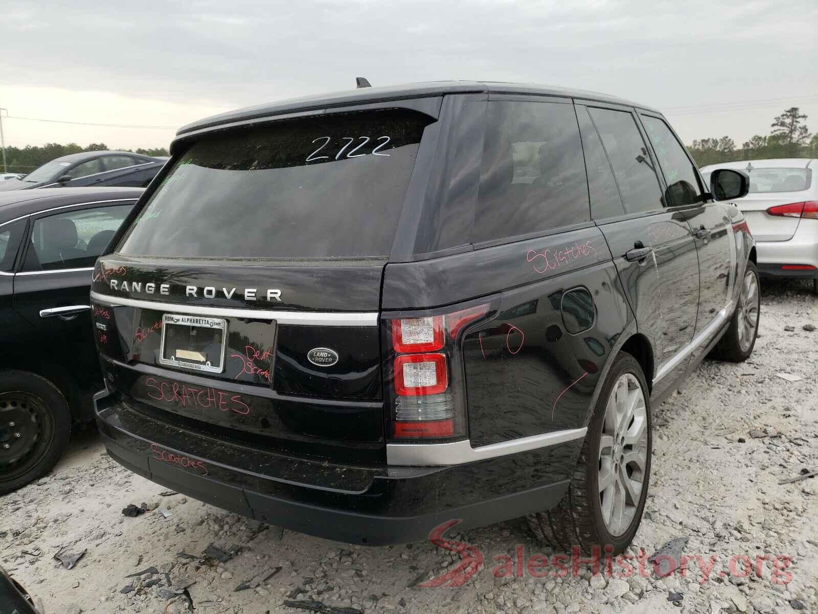 SALGS2VF0GA282722 2016 LAND ROVER RANGEROVER