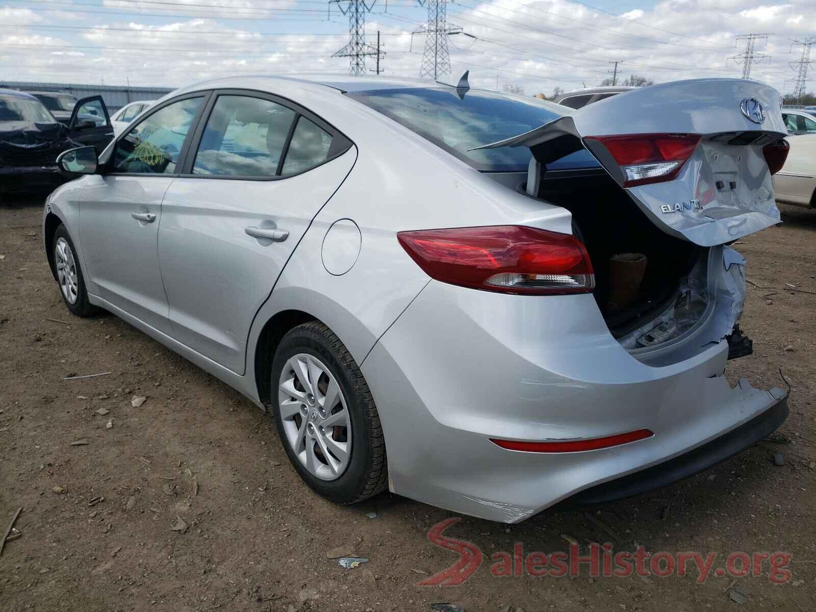 5NPD74LFXHH188240 2017 HYUNDAI ELANTRA