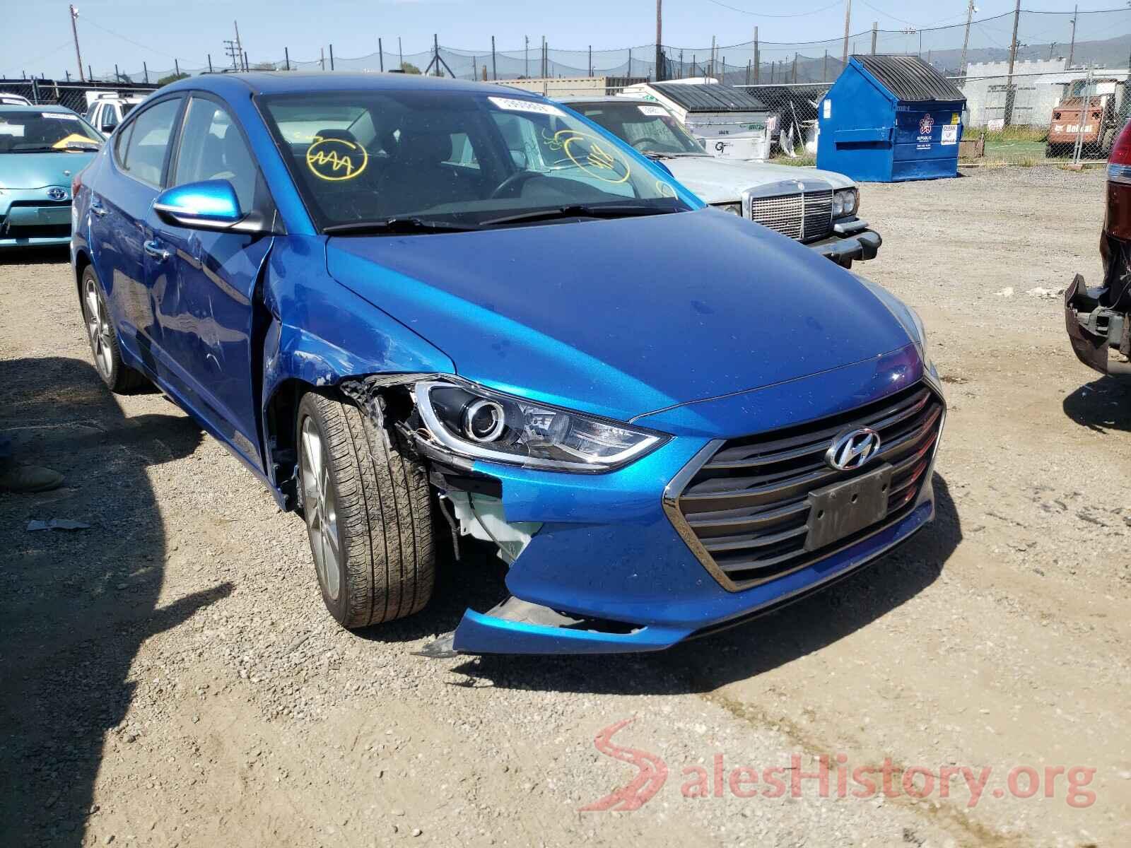 5NPD84LFXHH041154 2017 HYUNDAI ELANTRA