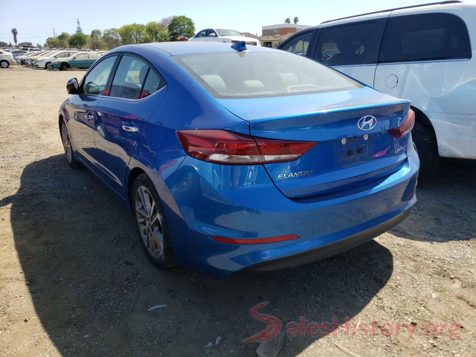 5NPD84LFXHH041154 2017 HYUNDAI ELANTRA