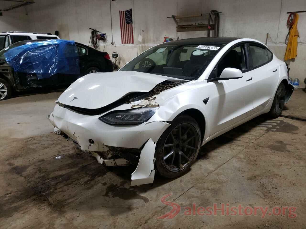 5YJ3E1EA9MF861240 2021 TESLA MODEL 3