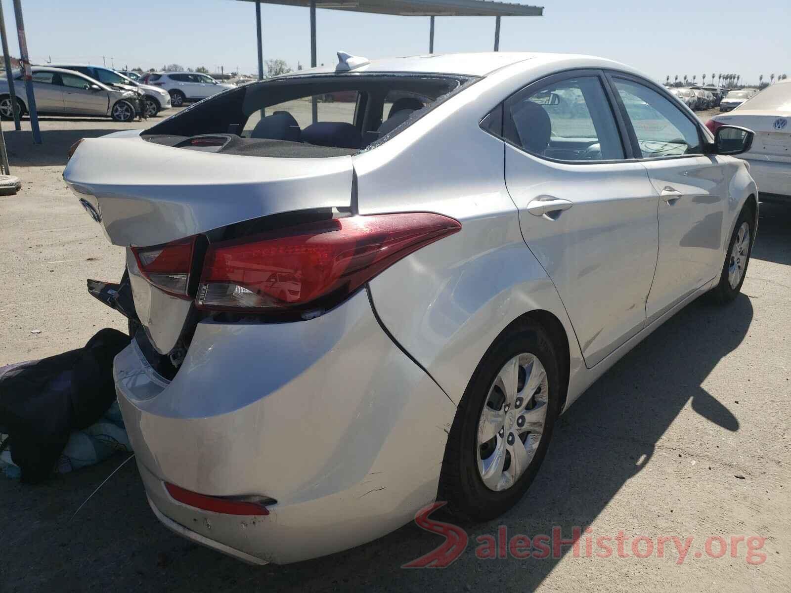 5NPDH4AE0GH739913 2016 HYUNDAI ELANTRA