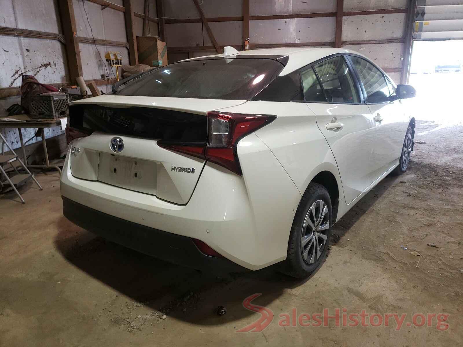 JTDL9RFU1L3014848 2020 TOYOTA PRIUS