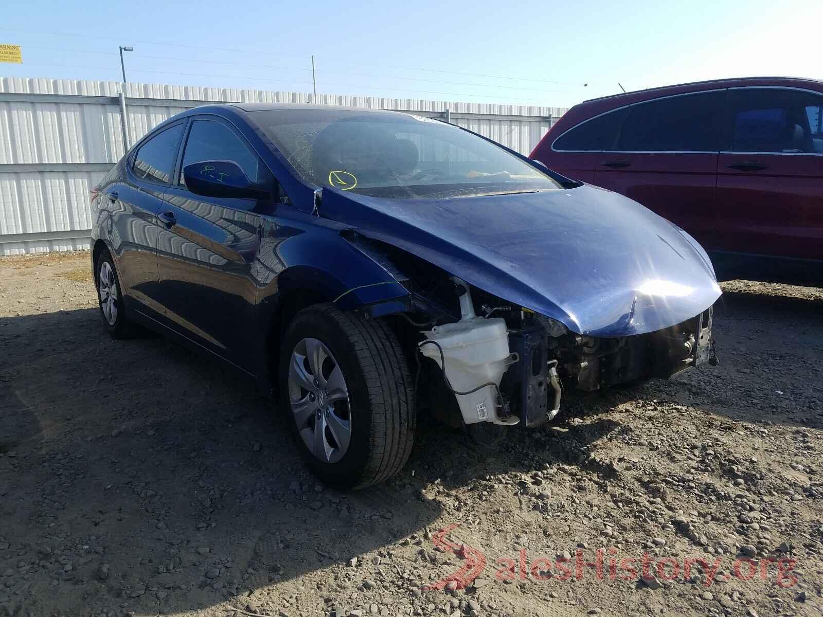 5NPDH4AE5GH707247 2016 HYUNDAI ELANTRA