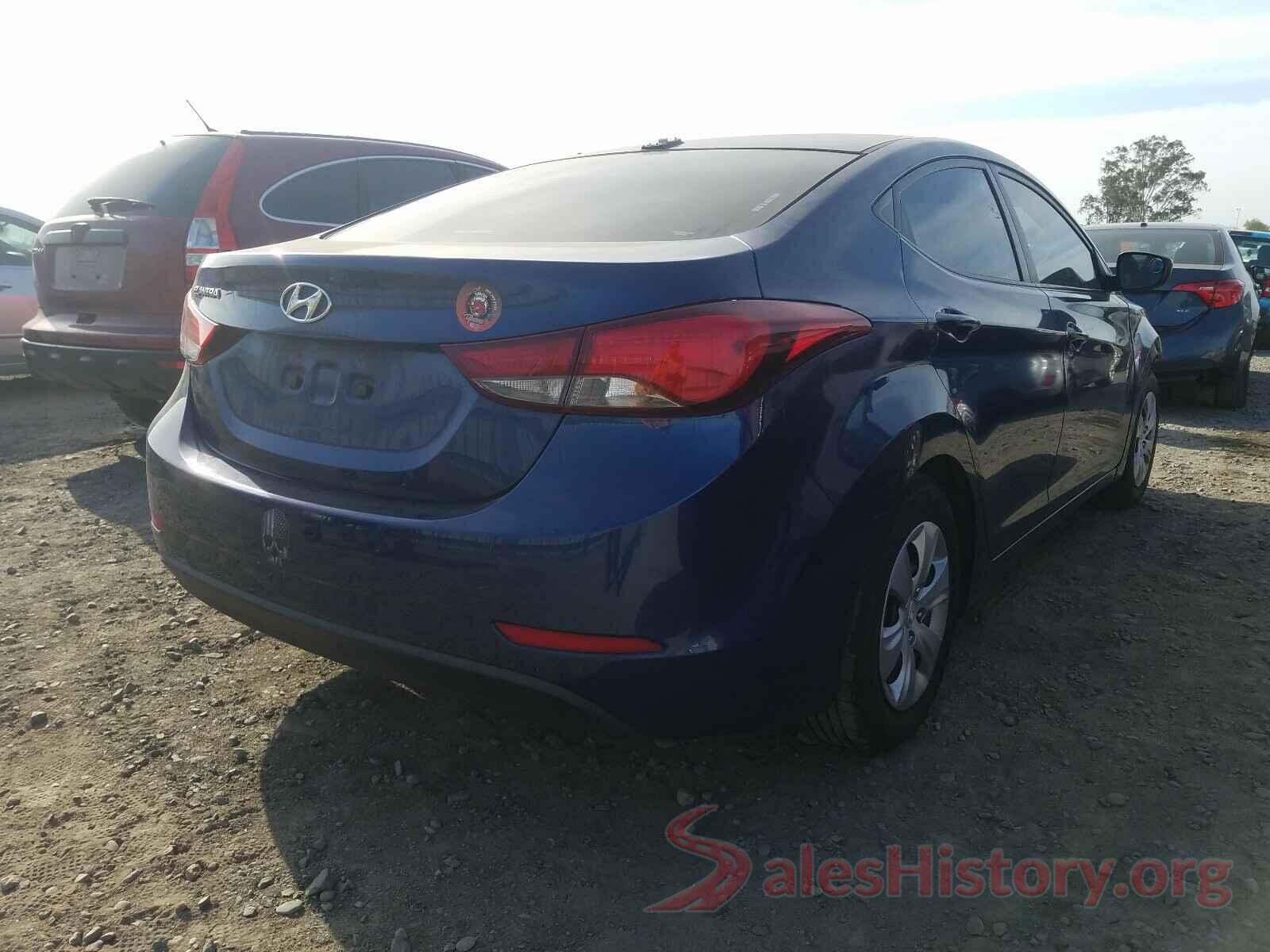 5NPDH4AE5GH707247 2016 HYUNDAI ELANTRA